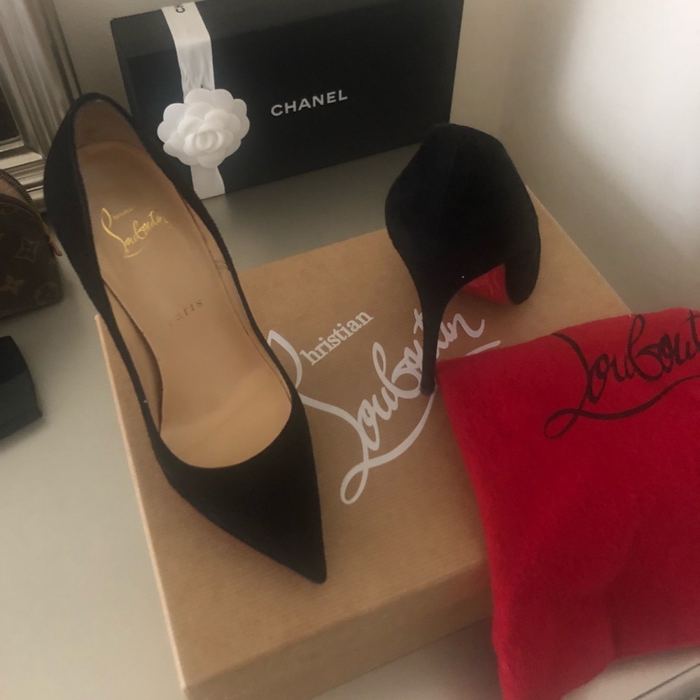 Christian Louboutin SO KATE suede BLACK 35 (5)